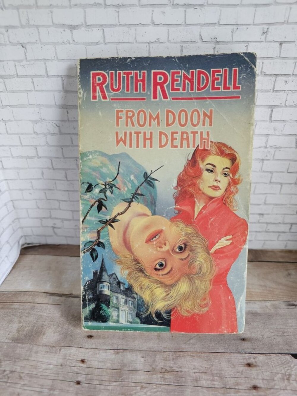 Gothic Crime Ruth Rendell From Doon With Death 1964 Rare Inspector Wexford HTF